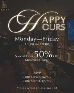 Barna Promo Happy Hours 50% Off